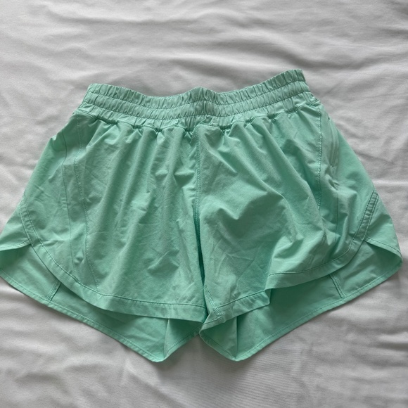 Lululemon Track That High-Rise Shorts - Mint Green - Picture 1 of 3